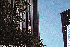 Magician David Blaines Vertigo in Bryant Park, Manhattan