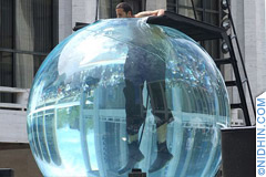 Magician David Blaine Drowned Alive in Lincoln Center, Manhattan