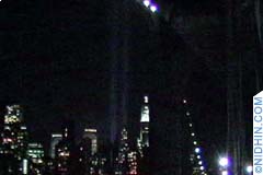 tributes in light, twin towers of light, manhattan